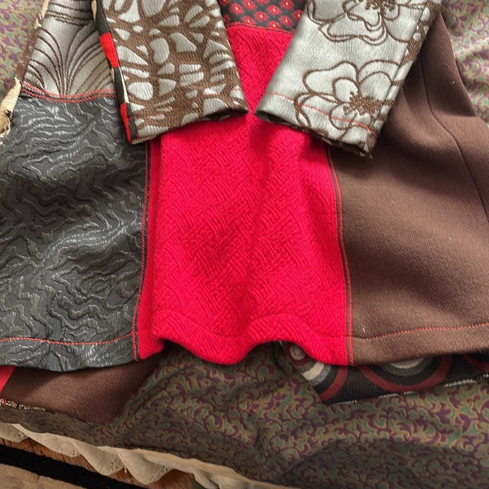 Coat patchwork size 46 - Picture 11 of 16